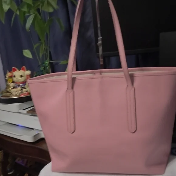 FURLA Tote, Pink- EUC - Picture 2 of 11